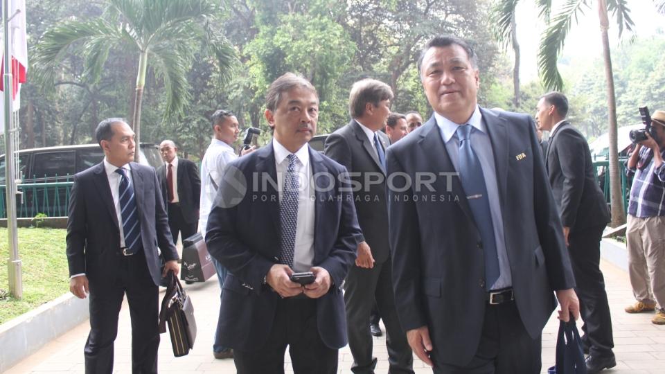 Kunjungan Delegasi FIFA ke Kantor PSSI, Jakarta, Senin (02/12/15).